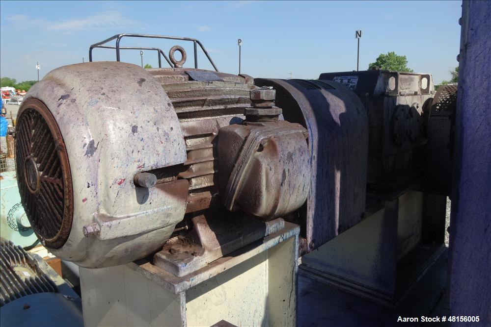 Used J H DAY Double Arm Mixer, Approximate 150 Gallon, Carbon Steel.