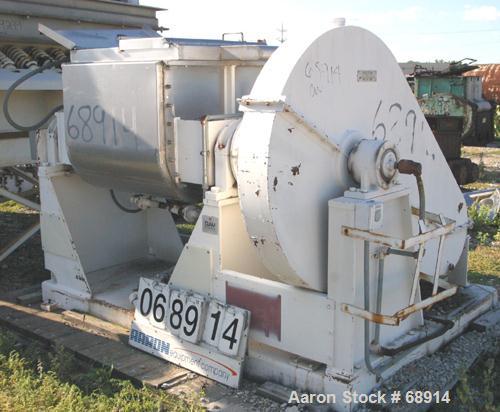 Used Day Double Arm Mixer, 50 Gallon Working Capacity, 100 Gallon Total, 304 Stainless Steel