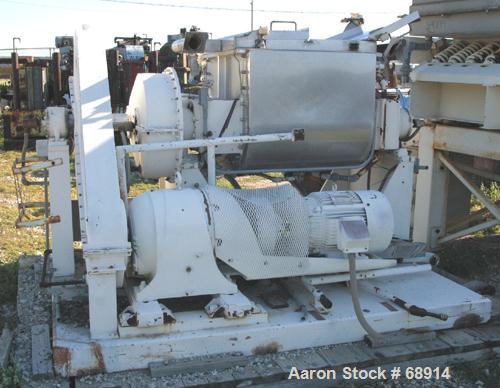 Used Day Double Arm Mixer, 50 Gallon Working Capacity, 100 Gallon Total, 304 Stainless Steel