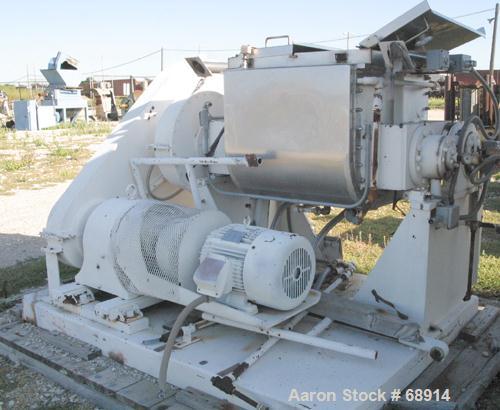 Used Day Double Arm Mixer, 50 Gallon Working Capacity, 100 Gallon Total, 304 Stainless Steel