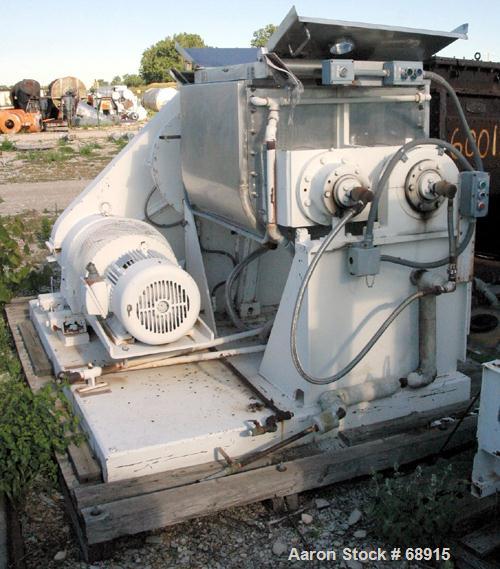 Used: Day double arm mixer, 50 gallon working, 100 total