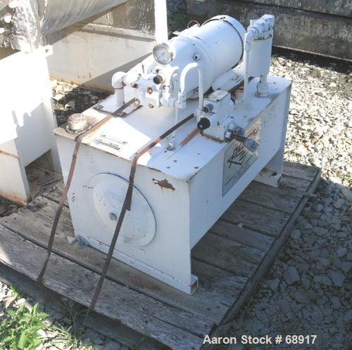 USED: Day double arm mixer, split level design, 150 gallon working, 235 total. 304 stainless steel insulated and jacketed bowl rated for vacuum 25 NC psi at 353 deg F. 36" left to right x 39-1/2" fro...