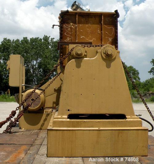 Used J.H. Day Double Arm Mixer, 50 gallon Working Capacity, Carbon Steel. Jacketed bowl 36" left to right x 28" front to back x approximately 27" deep, rated 125 psi at 353 deg F. Tangential sigma bl...