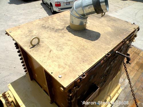 Used J.H. Day Double Arm Mixer, 50 gallon Working Capacity, Carbon Steel. Jacketed bowl 36" left to right x 28" front to back x approximately 27" deep, rated 125 psi at 353 deg F. Tangential sigma bl...