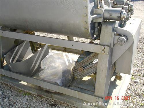 USED: J H Day Double Arm Mixer, 150 gallon working capacity, 225 total, 316 stainless steel. Non-jacketed bowl 44" left to r...