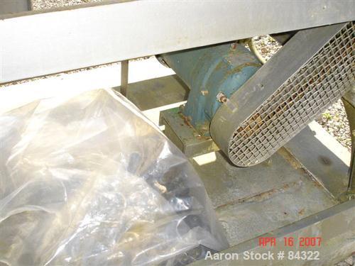 USED: J H Day Double Arm Mixer, 150 gallon working capacity, 225 total, 316 stainless steel. Non-jacketed bowl 44" left to right x 35-1/2" front to back x approximately 31" deep. 5" top bowl extensio...