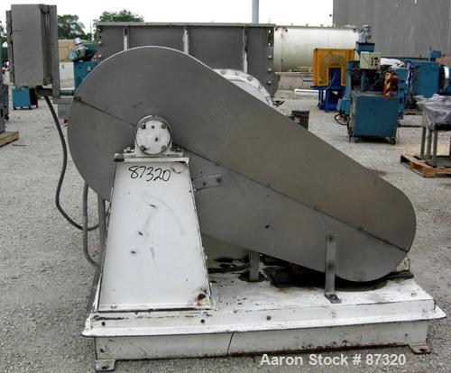 Used J.H. Day Double Arm Mixer, 150 Gallon Working Capacity, 225 Total, 304 Stainless Steel. Non-jacketed bowl 46" left to right x 38-1/2" front to back x approximately 31" deep. Overlapping sigma bl...