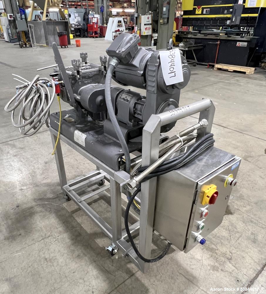 Used Teledyne Readco Double Arm Lab Mixer – Stainless Steel, Jacketed Vessel