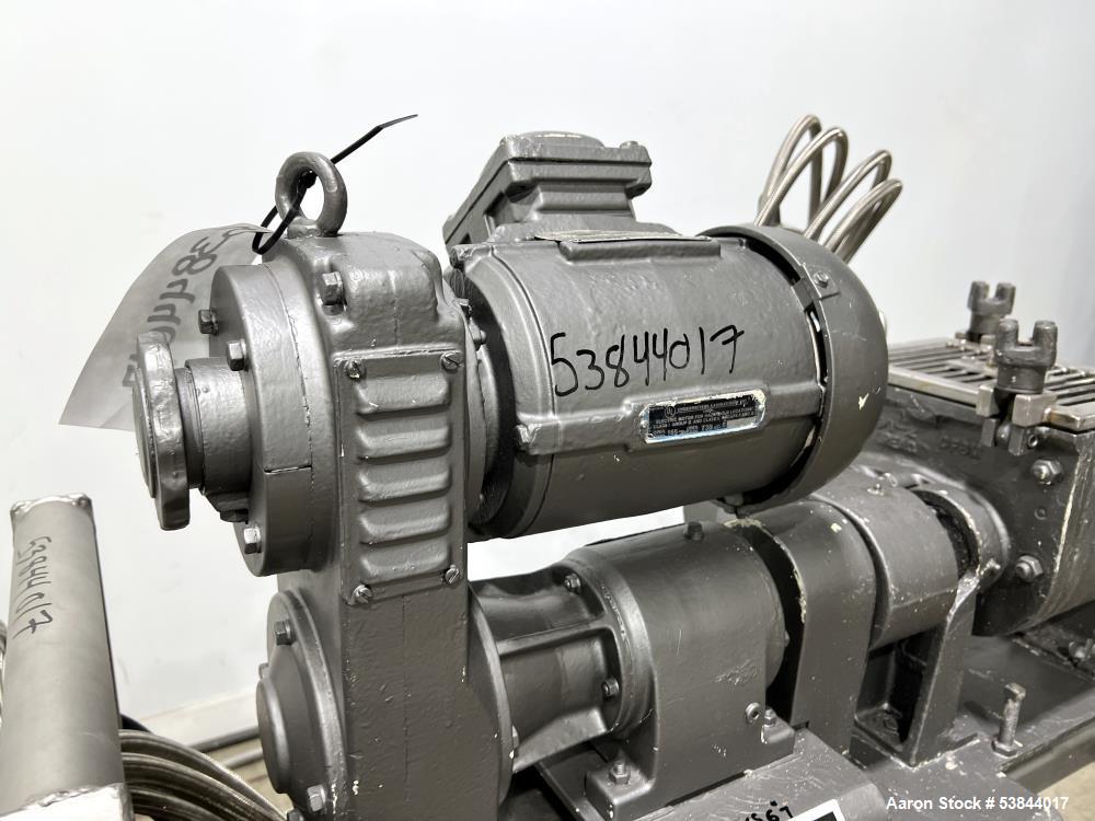 Used Teledyne Readco Double Arm Lab Mixer – Stainless Steel, Jacketed Vessel