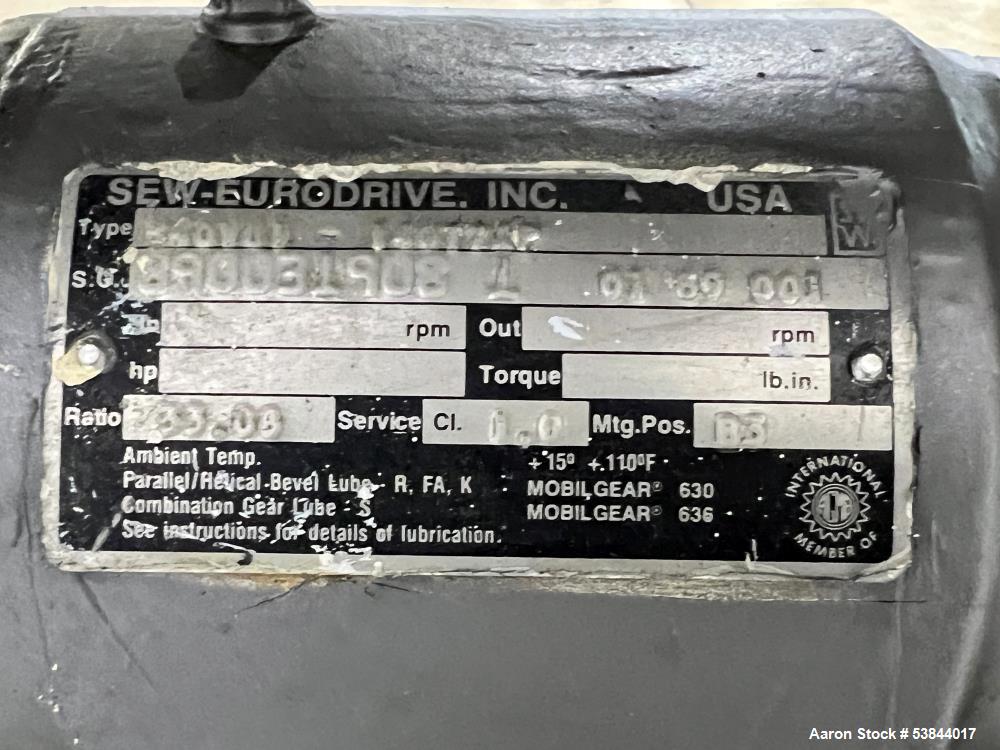 Used Teledyne Readco Double Arm Lab Mixer – Stainless Steel, Jacketed Vessel