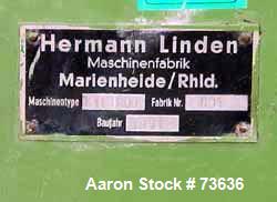 Used Stainless Steel Hermann Linden Double Arm Mixer, Model KIIN200