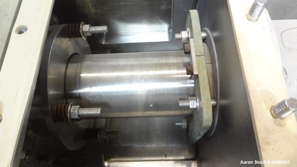 Used Littleford Day Sanitary Mogul Double Arm Mixer, Model 100.  100 Gallon working capacity (150 total), 304 stainless steel on product contact areas. Jacketed bowl 40" left to right x 42" front to ...