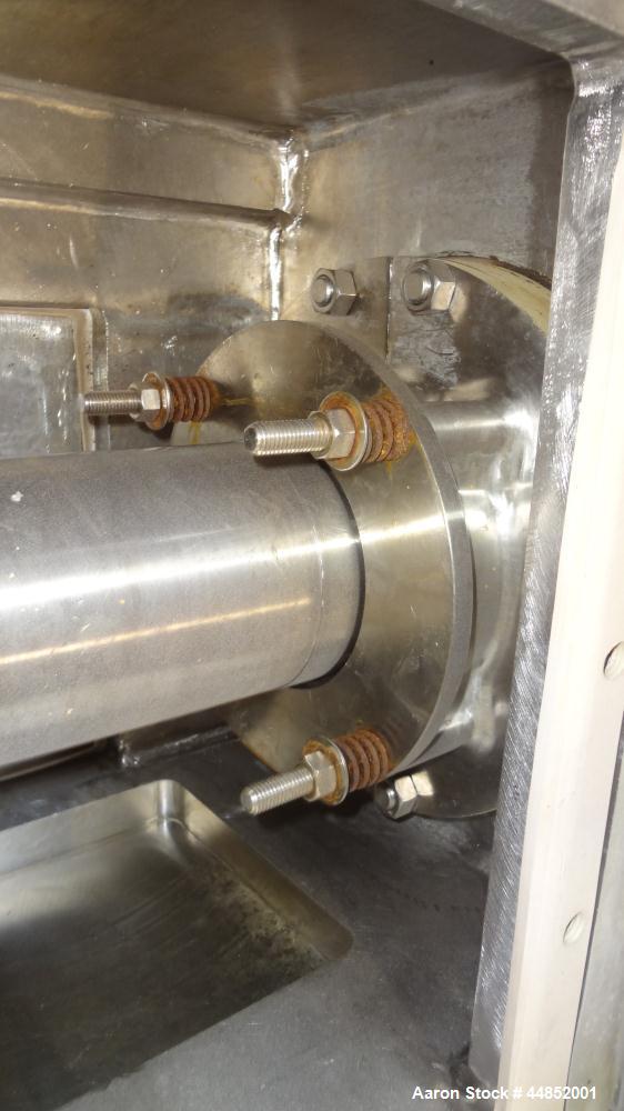 Used Littleford Day Sanitary Mogul Double Arm Mixer, Model 100.  100 Gallon working capacity (150 total), 304 stainless steel on product contact areas. Jacketed bowl 40" left to right x 42" front to ...