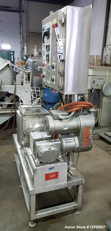 Used 0.75 Gallon Littleford Day Mogul Sanitary, Jacketed Sigma Blade Mixer.