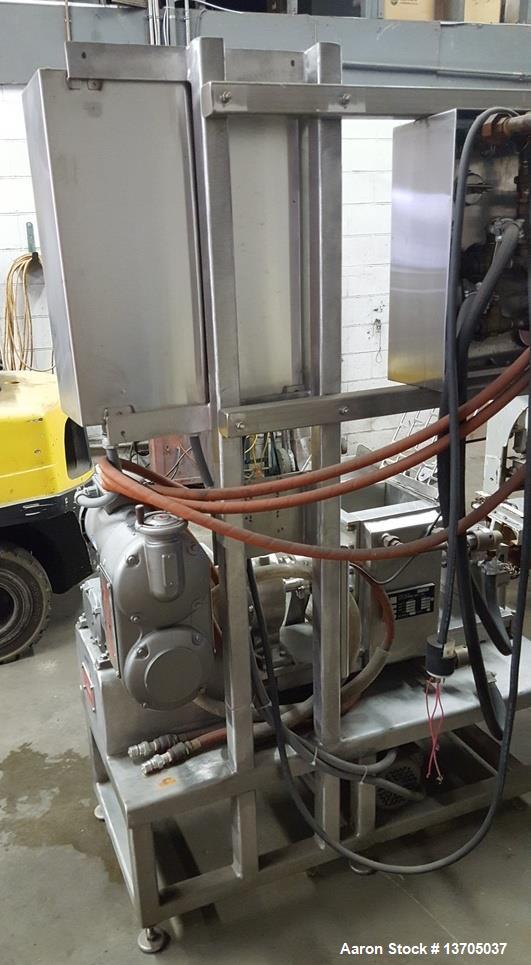 Used 0.75 Gallon Littleford Day Mogul Sanitary, Jacketed Sigma Blade Mixer.