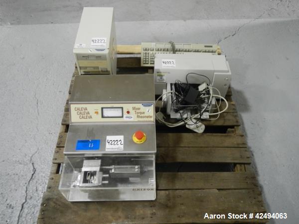 Used Caleva mixer torque rheometer, model MTR-3