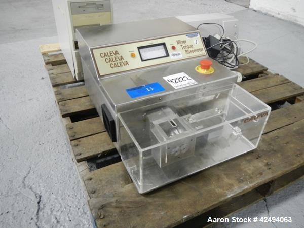 Used Caleva mixer torque rheometer, model MTR-3