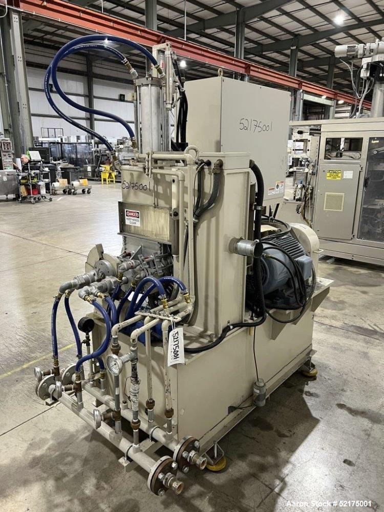 Used- Moriyama Double Arm Dispersion Mixer, Model DS3-20MWB-E, Stainless Steel. Mixing volume 3 liter, total volume 8 liters...