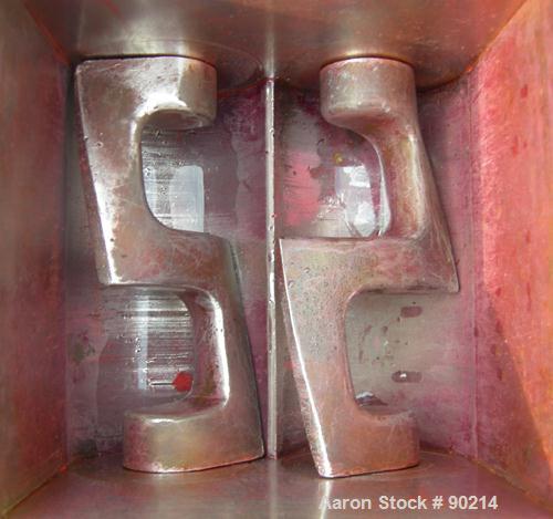 Used Stainless Steel Lab Double Arm Mixer, approximate .5 gallon working capacity