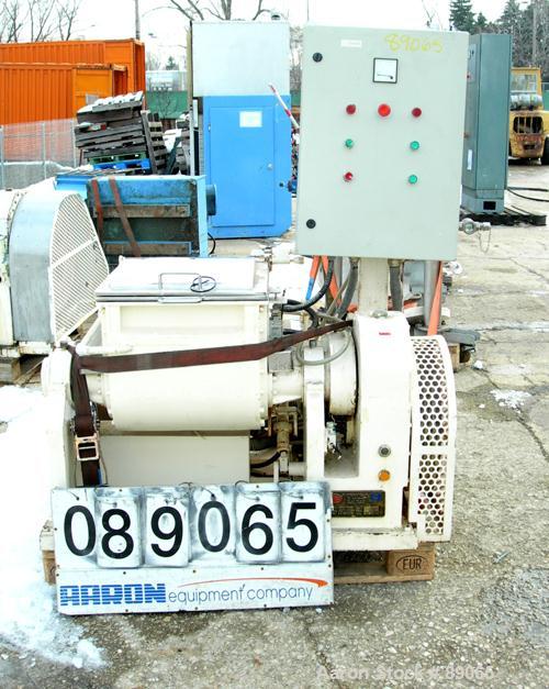 Used Stainless Steel P. Prat S A Double Arm Mixer, Model AA, approx. 13 Gallon 