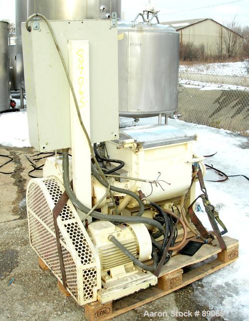 Used Stainless Steel P. Prat S A Double Arm Mixer, Model AA, approx. 13 Gallon 