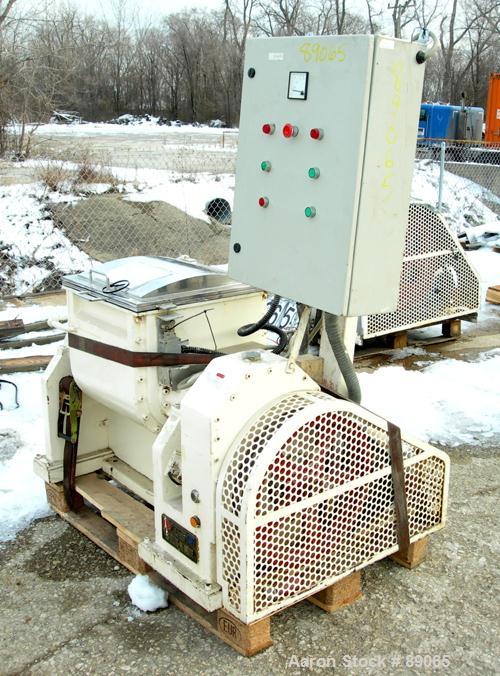 Used Stainless Steel P. Prat S A Double Arm Mixer, Model AA, approx. 13 Gallon 