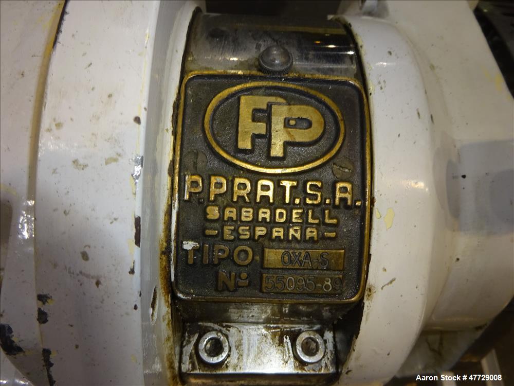 Used P. Prat S.A. Lab Style Sigma Mixer, Model OXA-S, Stainless Steel.