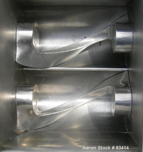 USED: Paul O Abbe lab size double arm mixer, .7 gallon working capacity, 1 total, 304 stainless steel. Internal #4 polish and rated FV and 14.7 psi at 360 deg F. Carbon steel jacketed bowl 8-1/2" fro...