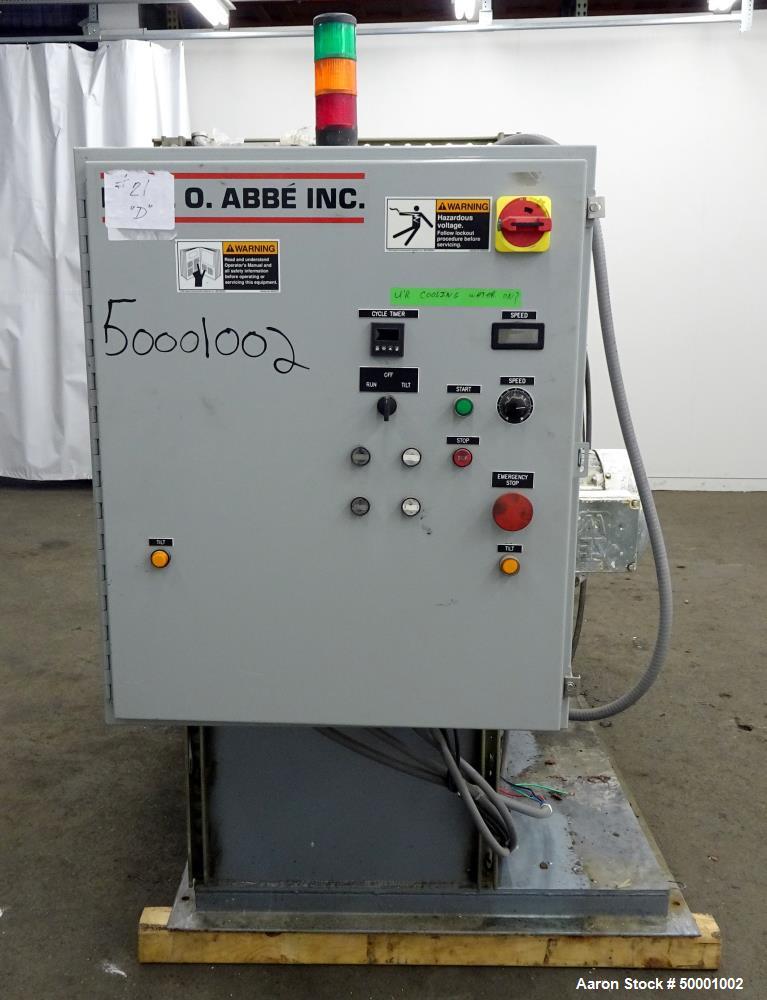 Used Paul O. Abbe Double Arm Mixer, Model SBM-20, 304 Stainless Steel.