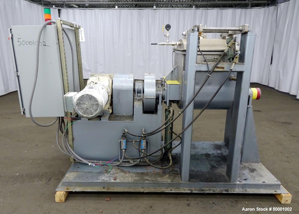 Used- Paul O. Abbe Double Arm Mixer, Model SBM-20, 304 Stainless Steel.