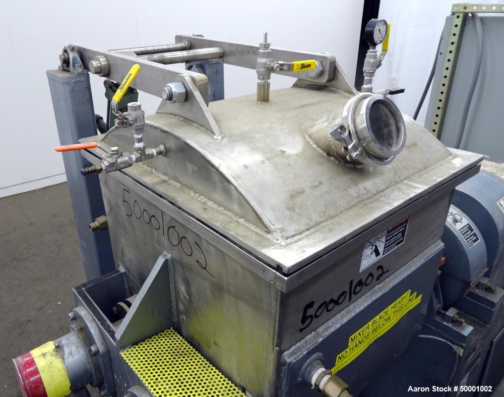 Used Paul O. Abbe Double Arm Mixer, Model SBM-20, 304 Stainless Steel.