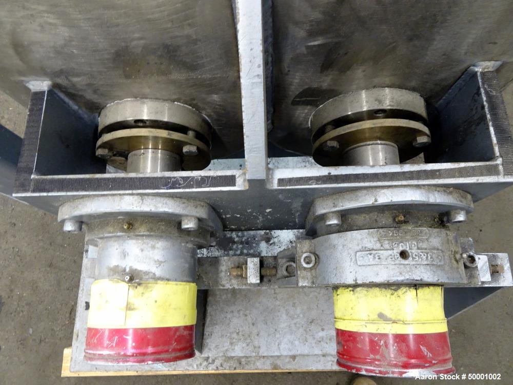 Used Paul O. Abbe Double Arm Mixer, Model SBM-20, 304 Stainless Steel.