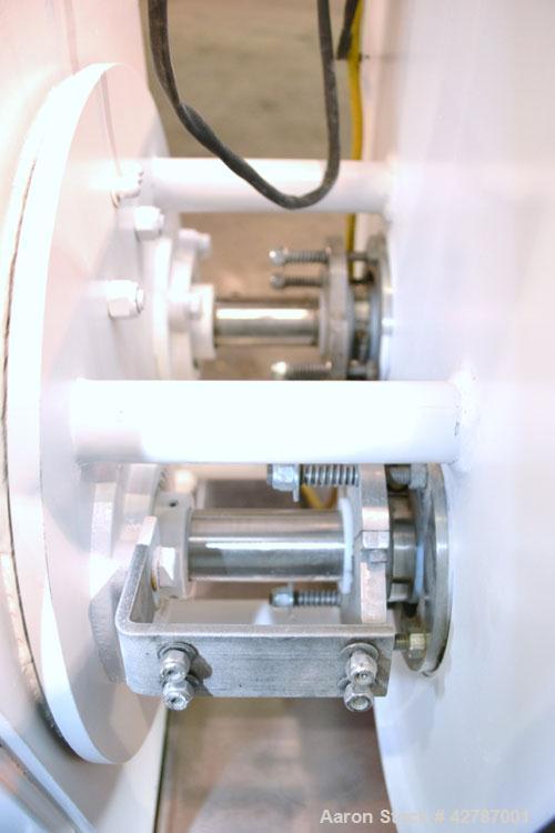Used Peerless Double Arm Sigma Mixer, 30 Gallon, Model 30GAL, 304 Stainless Steel. Non-jacketed bowl 23" front to back x 26" left to right x approximately 21’’ deep. (2) Overlapping sigma style blade...