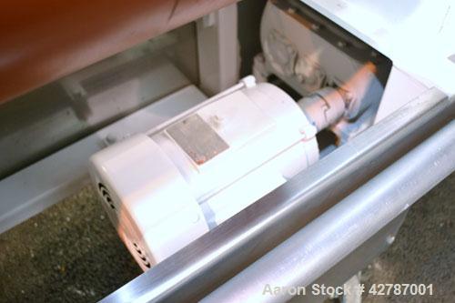 Used Peerless Double Arm Sigma Mixer, 30 Gallon, Model 30GAL, 304 Stainless Steel. Non-jacketed bowl 23" front to back x 26" left to right x approximately 21’’ deep. (2) Overlapping sigma style blade...