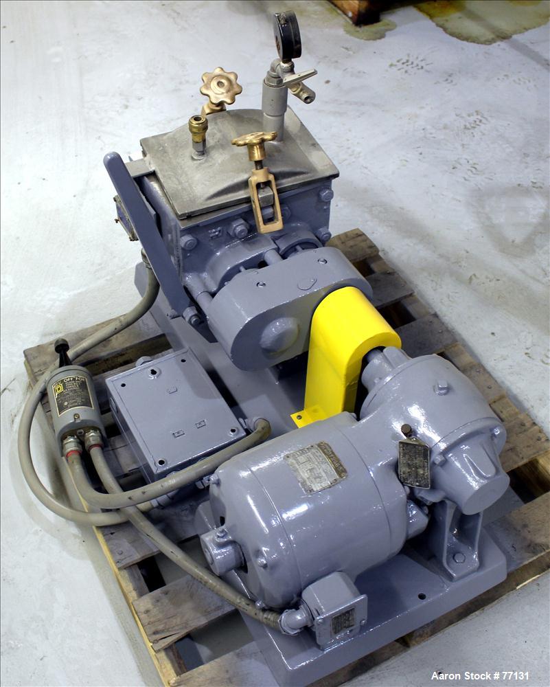 Used: Readco lab double arm mixer, 3/4 gallon capacity, model 3QT