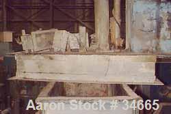 USED: Readco 350/425 split level double arm mixer. Stainless steel contact parts. Sigma over lapping blades. Geared both ends. 33" bladediameter x 58-1/2" long. Bowl opening is 25-1/2" F-B x 58-1/2" ...