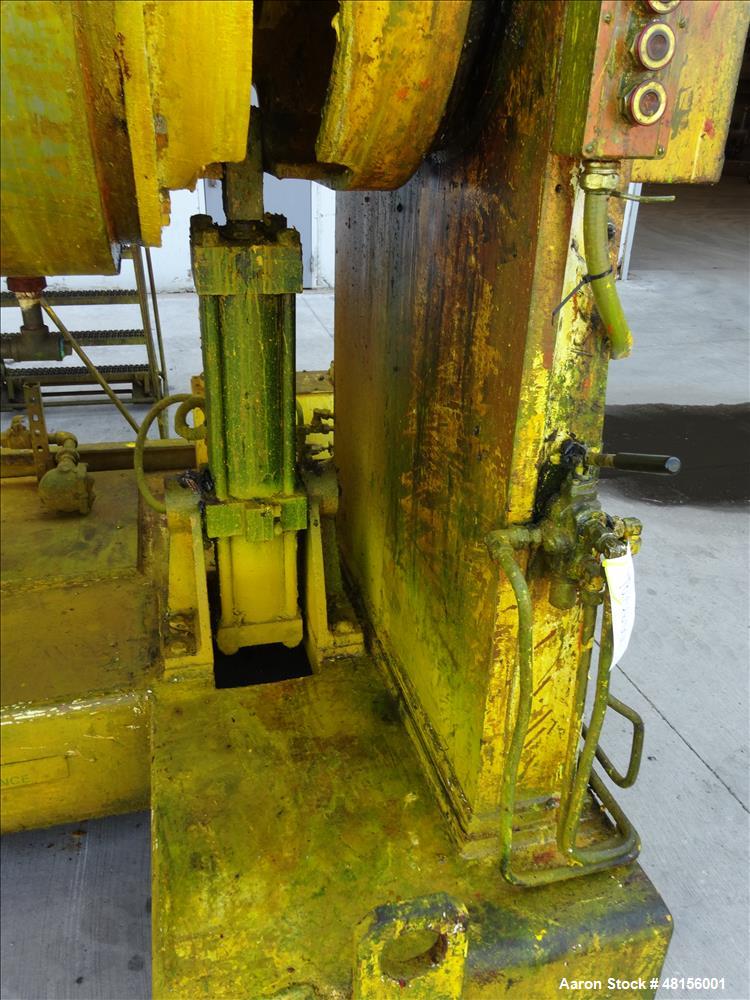 Used Malaxeurs Overlapping Double Arm Mixer, Approximate 250 Gallon.
