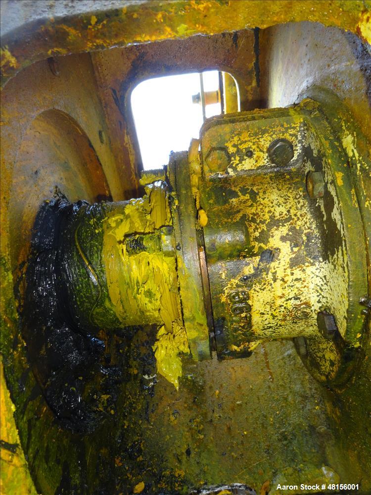 Used Malaxeurs Overlapping Double Arm Mixer, Approximate 250 Gallon.