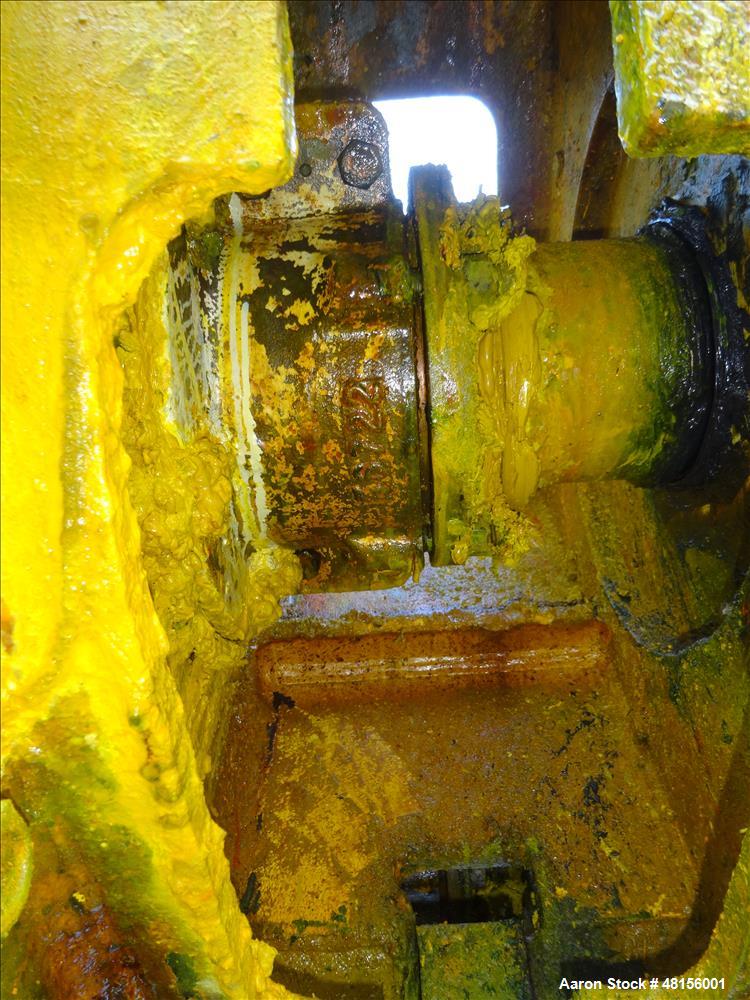 Used Malaxeurs Overlapping Double Arm Mixer, Approximate 250 Gallon.
