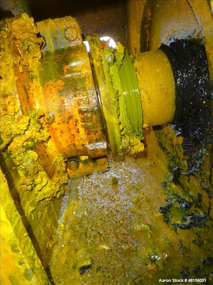 Used Malaxeurs Overlapping Double Arm Mixer, Approximate 250 Gallon.