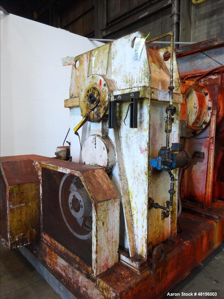 Used Malaxeurs Overlapping Double Arm Mixer, Approximate 250 Gallon.