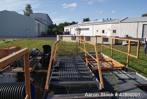 Used Shaw Rubber Kneader, type K2A Mark 3 Intermix double arm mixer. Sturdigear drive. Includes stamps, control panels, operation platform. Working capacity 7.1 gallons (27 liters), total capacity 13...