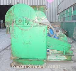 USED:Southern Ohio Fabricators double arm mixer, 100 gallon workingcapacity, carbon steel. Jacketed bowl 40" front to back x 38" left toright x approx 26" deep, rated 60 psi (no ASME stamp). Tangenti...