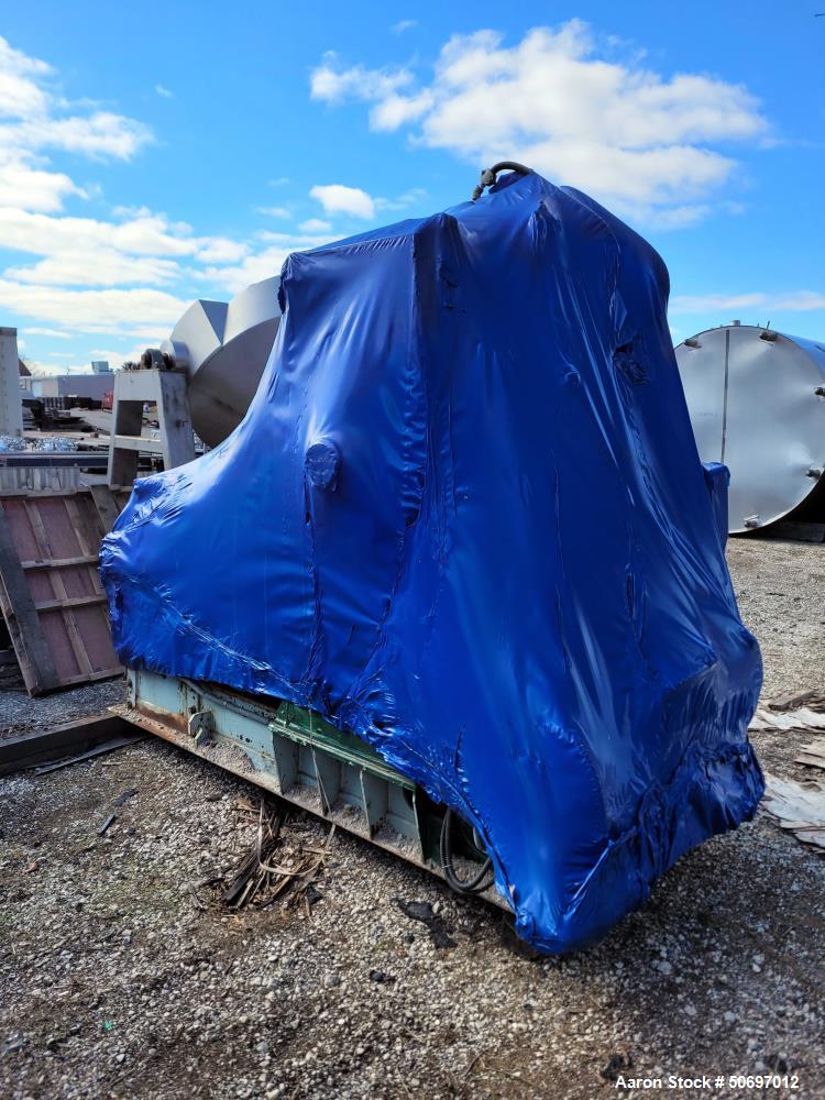 Used Toshin Co. Double Arm Mixer / Hybrid Kneader - Dispersion Mixer – 75L, 100 HP, Stainless Steel. Chewing Gum.