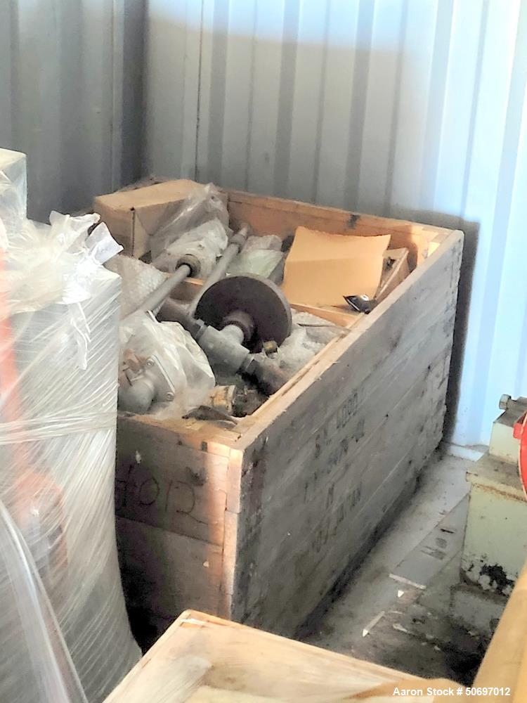 Used Toshin Co. Double Arm Mixer / Hybrid Kneader - Dispersion Mixer – 75L, 100 HP, Stainless Steel. Chewing Gum.