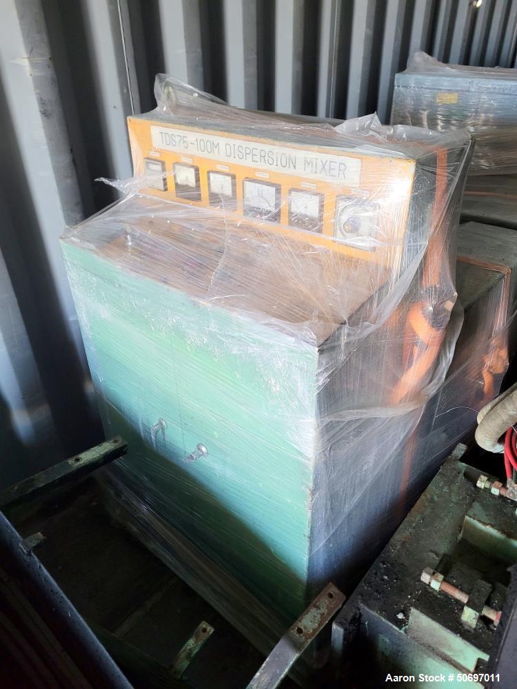 Used Toshin TDS75-100MF Double Arm Dispersion Mixer – 75L Capacity, 100 HP, Stainless Steel. Chewing Gum.