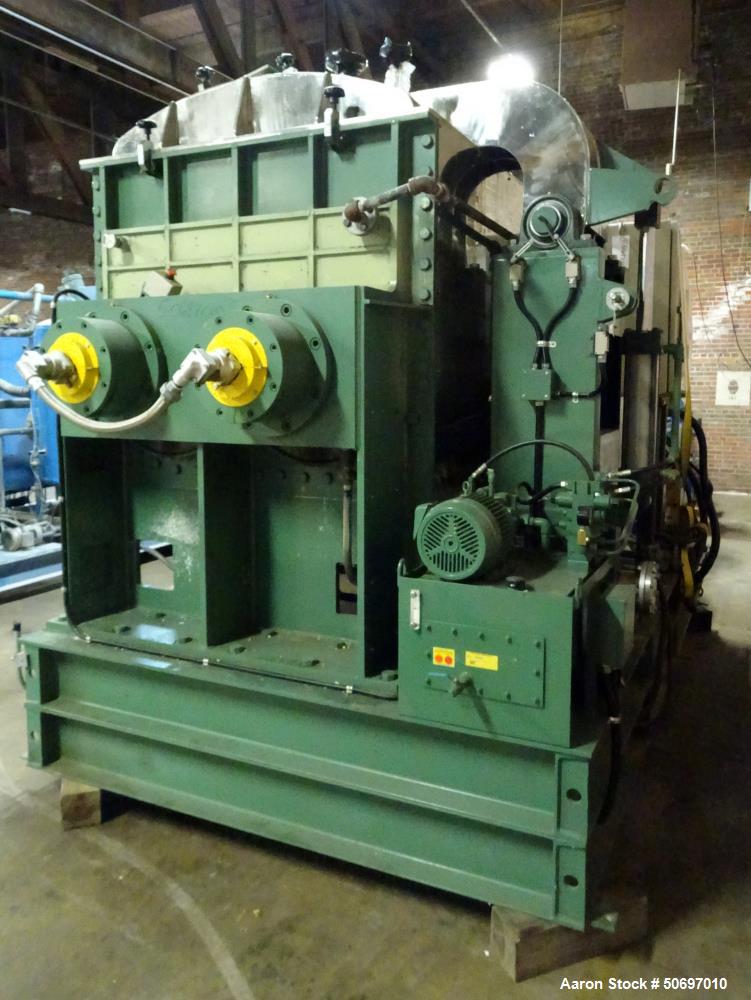 Used- Toshin Co. Double Arm Mixer, Model TKB1600-100, Approximately 1600 Liter