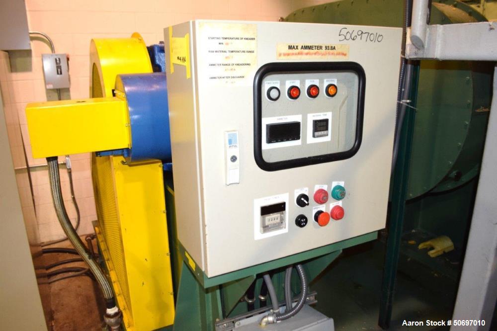Used Toshin Co. Double Arm Mixer, Model TKB1600-100, Approximately 1600 Liter