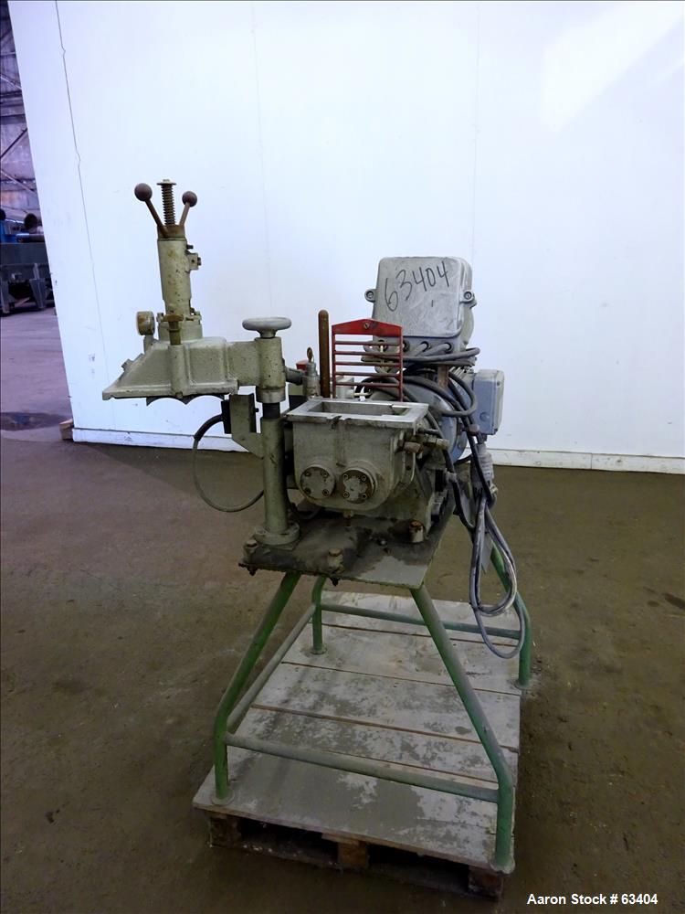 Used: Stainless Steel Werner & Pfleiderer lab size double arm mixer, type LDUK0.