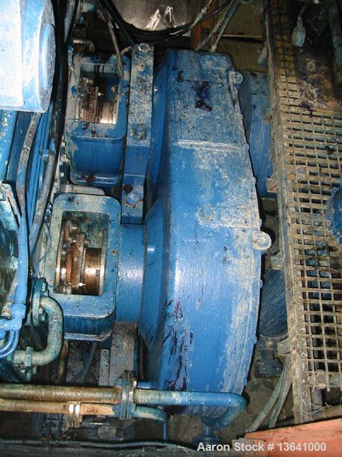 Used-Werner Pfleiderer Double Arm Mixer, type UK 20. Material of construction is carbon steel on product contact parts. Tota...